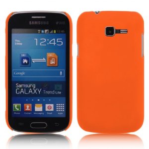 CUSTODIA BACK RIGIDA per SAMSUNG S7390 GALAXY FRESH, S7390 GALAXY TREND LITE COLORE ARANCIONE