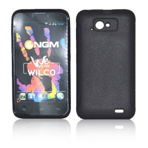 CUSTODIA GEL TPU SILICONE per NGM WEMOVE WILCO COLORE NERO