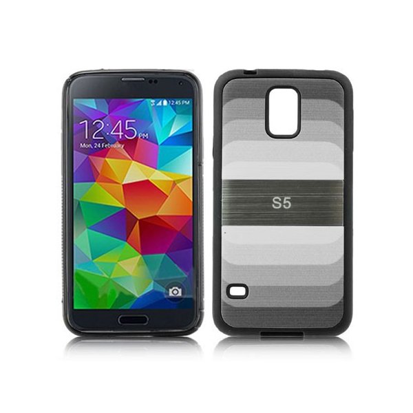 CUSTODIA BACK RIGIDA per SAMSUNG G900F GALAXY S5, GALAXY S5 NEO G903F FANTASIA ARCOBALENO NERO CON CORNICE IN GEL TPU