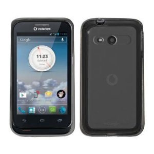 CUSTODIA GEL TPU SILICONE per VODAFONE 975, SMART 3 COLORE NERO