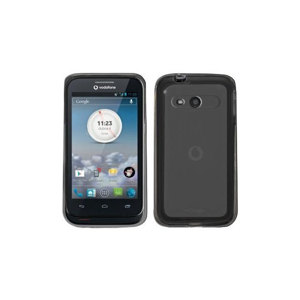 CUSTODIA GEL TPU SILICONE per VODAFONE 975, SMART 3 COLORE NERO