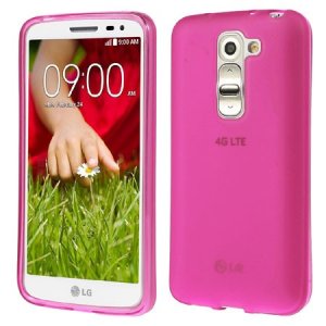 CUSTODIA GEL TPU SILICONE per LG G2 MINI COLORE ROSA