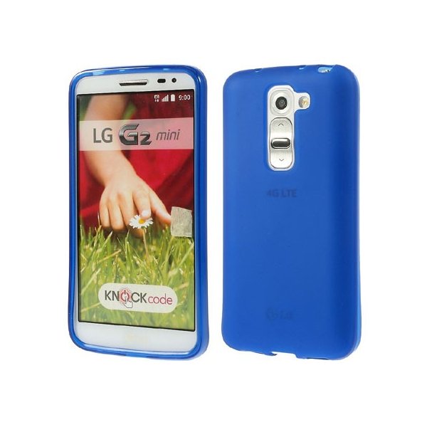 CUSTODIA GEL TPU SILICONE per LG G2 MINI COLORE BLU