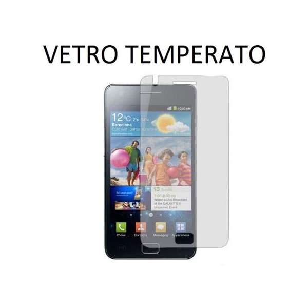 PELLICOLA PROTEGGI DISPLAY VETRO TEMPERATO 0,33mm per SAMSUNG I9100 GALAXY S II, I9105 GALAXY S II PLUS