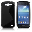 CUSTODIA GEL TPU SILICONE DOUBLE per SAMSUNG G386 GALAXY CORE LTE, G3518 COLORE NERO