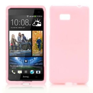 CUSTODIA GEL TPU SILICONE per HTC DESIRE 600 COLORE ROSA