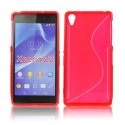 CUSTODIA GEL TPU SILICONE DOUBLE per SONY XPERIA Z2 COLORE ROSSO