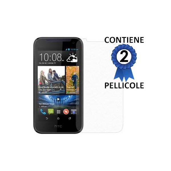 PELLICOLA PROTEGGI DISPLAY per HTC DESIRE 310 CONFEZIONE 2 PEZZI