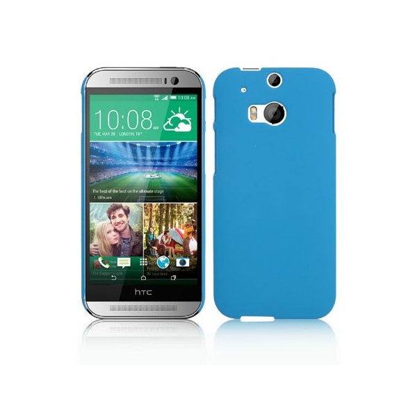 CUSTODIA BACK RIGIDA per HTC ONE 2 ( M8 ), ONE M8s COLORE BLU