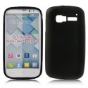 CUSTODIA GEL TPU SILICONE per ALCATEL ONE TOUCH POP C5 COLORE NERO