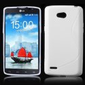 CUSTODIA GEL TPU SILICONE DOUBLE per LG L80 DUAL, D380 COLORE BIANCO