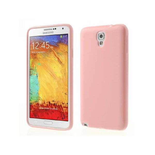 CUSTODIA GEL TPU SILICONE per SAMSUNG N7500 GALAXY NOTE 3 NEO, N7502 GALAXY NOTE 3 NEO DUOS, N7505 COLORE ROSA