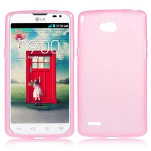 CUSTODIA GEL TPU SILICONE per LG L80 DUAL, D380 COLORE ROSA