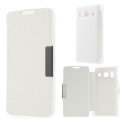 CUSTODIA FLIP ORIZZONTALE per HUAWEI ASCEND Y300, U8833 COLORE BIANCO