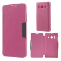 CUSTODIA FLIP ORIZZONTALE per HUAWEI ASCEND Y300, U8833 COLORE ROSA