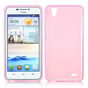 CUSTODIA GEL TPU SILICONE per HUAWEI ASCEND G630 COLORE ROSA