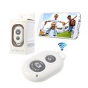 TELECOMANDO BLUETOOTH AUTOSCATTO FOTOCAMERA PER ANDROID E IOS FINO A 10MT COLORE BIANCO SEGUE COMPATIBILITA'...