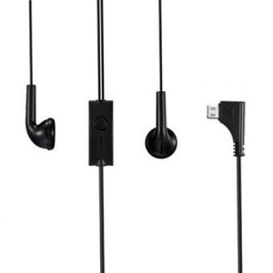 AURICOLARE STEREO con CONNETTORE MICRO USB - TASTO DI RISPOSTA COLORE NERO ORIGINALE SAMSUNG EHS41UMAME BULK