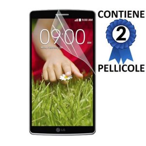 PELLICOLA PROTEGGI DISPLAY per LG G3 D850, D855, LS990 CONFEZIONE 2 PEZZI