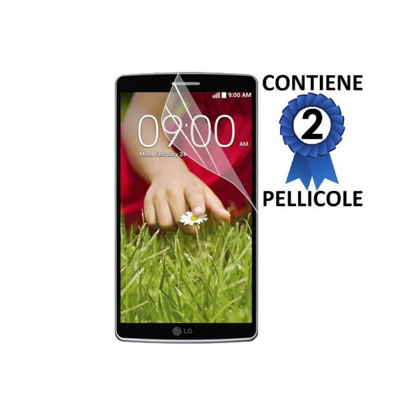 PELLICOLA PROTEGGI DISPLAY per LG G3 D850, D855, LS990 CONFEZIONE 2 PEZZI