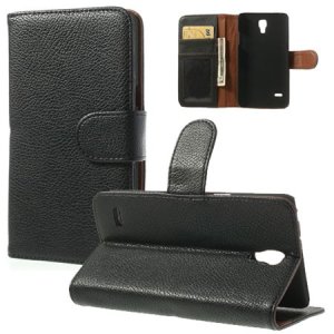 CUSTODIA FLIP ORIZZONTALE PELLE RUVIDA per SAMSUNG G910S GALAXY ROUND CON STAND E TASCHE PORTA CARTE COLORE NERO