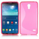 CUSTODIA GEL TPU SILICONE DOUBLE per SAMSUNG G910S GALAXY ROUND COLORE ROSA