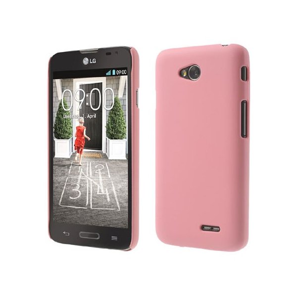 CUSTODIA BACK RIGIDA per LG L70 D320N, L70 DUAL SIM D325 COLORE ROSA