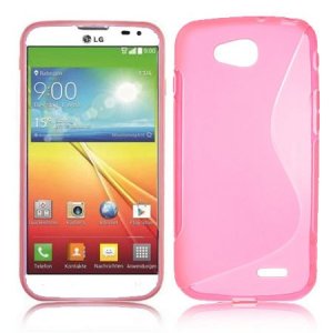 CUSTODIA GEL TPU SILICONE DOUBLE per LG L90 DUAL D410 COLORE ROSA