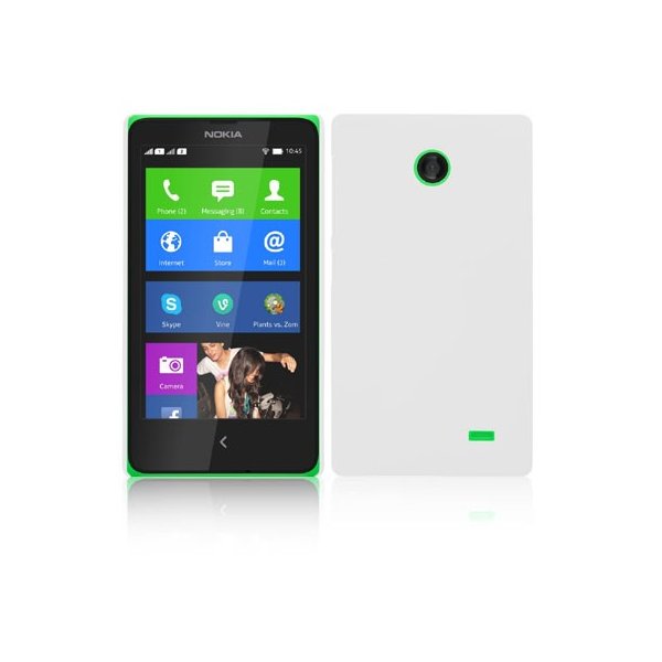 CUSTODIA BACK RIGIDA per NOKIA X, X+ COLORE BIANCO