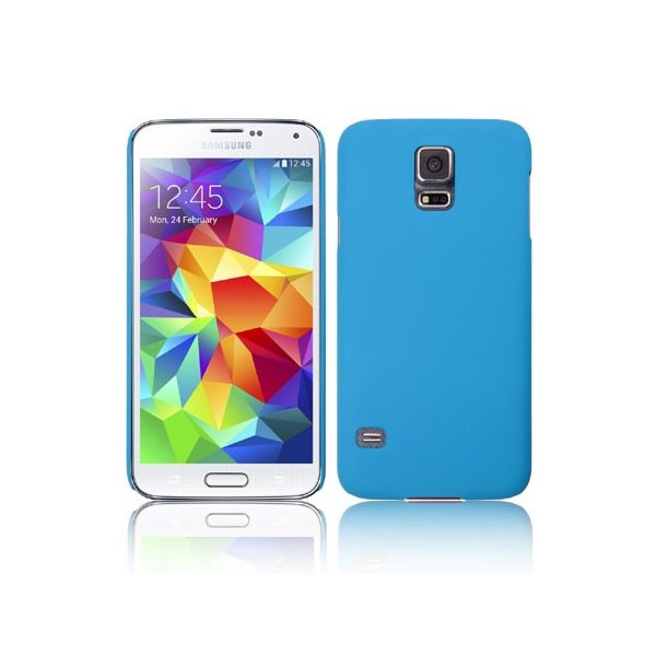 CUSTODIA BACK RIGIDA per SAMSUNG G900F GALAXY S5, GALAXY S5 NEO G903F, GALAXY S5 PLUS COLORE BLU