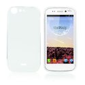 CUSTODIA GEL TPU SILICONE per WIKO STAIRWAY COLORE BIANCO TRASPARENTE