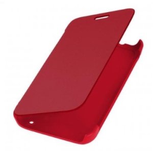 CUSTODIA FLIP ORIZZONTALE ULTRA SLIM per LG L90 DUAL D410 COLORE ROSSO