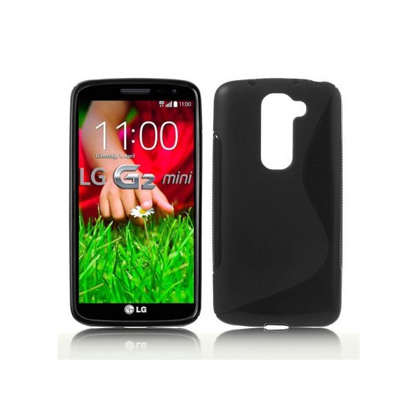 CUSTODIA GEL TPU SILICONE DOUBLE per LG G2 MINI COLORE NERO