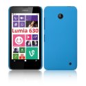 CUSTODIA BACK RIGIDA per NOKIA LUMIA 630 COLORE AZZURRO