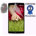 PELLICOLA PROTEGGI DISPLAY ANTI IMPRONTA per LG G3 D850, D855, LS990 CONFEZIONE 2 PEZZI