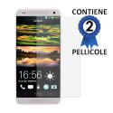 PELLICOLA PROTEGGI DISPLAY per HTC ONE 2 MINI, M8 MINI CONFEZIONE 2 PEZZI