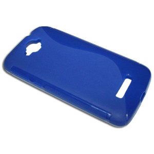 CUSTODIA GEL TPU SILICONE DOUBLE per ALCATEL ONE TOUCH POP C7, ONE TOUCH POP C7 DUAL SIM COLORE BLU