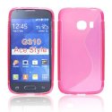 CUSTODIA GEL TPU SILICONE DOUBLE per SAMSUNG G310 GALAXY ACE STYLE COLORE ROSA