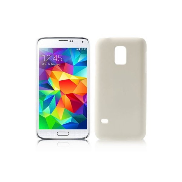 CUSTODIA BACK RIGIDA per SAMSUNG G800 GALAXY S5 MINI COLORE BIANCO