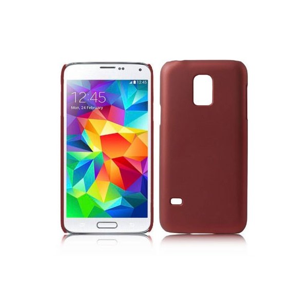 CUSTODIA BACK RIGIDA per SAMSUNG G800 GALAXY S5 MINI COLORE ROSSO