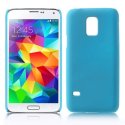 CUSTODIA BACK RIGIDA per SAMSUNG G800 GALAXY S5 MINI COLORE AZZURRO