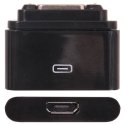 ADATTATORE MAGNETICO per SONY XPERIA Z1, XPERIA Z ULTRA CON ENTRATA MICRO USB FEMMINA COLORE NERO (SOLO CARICA)