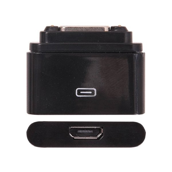 ADATTATORE MAGNETICO per SONY XPERIA Z1, XPERIA Z ULTRA CON ENTRATA MICRO USB FEMMINA COLORE NERO (SOLO CARICA)