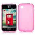 CUSTODIA GEL TPU SILICONE per LG L35 D150, L40 D160, L40 Dual Sim D170 COLORE FUCSIA