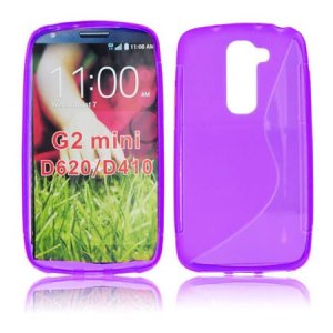 CUSTODIA GEL TPU SILICONE DOUBLE per LG G2 MINI COLORE VIOLA