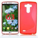 CUSTODIA GEL TPU SILICONE DOUBLE per LG G3 D850, D855, LS990 COLORE ROSSO