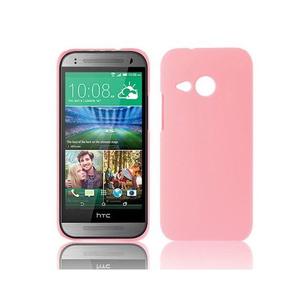 CUSTODIA BACK RIGIDA per HTC ONE 2 MINI, M8 MINI COLORE ROSA