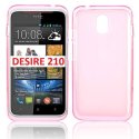 CUSTODIA GEL TPU SILICONE per HTC DESIRE 210 DUAL SIM COLORE ROSA