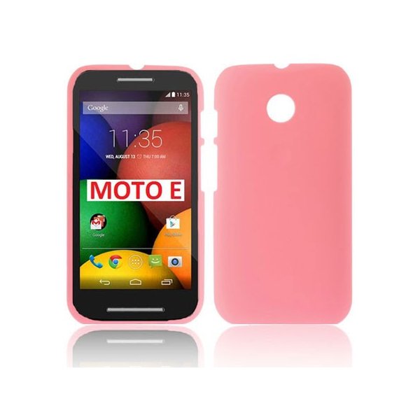 CUSTODIA BACK RIGIDA per MOTOROLA MOTO E (1ª generazione) COLORE ROSA