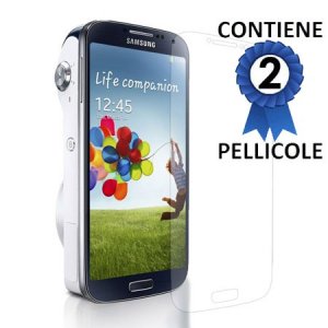 PELLICOLA PROTEGGI DISPLAY per SAMSUNG C115 GALAXY S5 ZOOM, GALAXY K CONFEZIONE 2 PEZZI